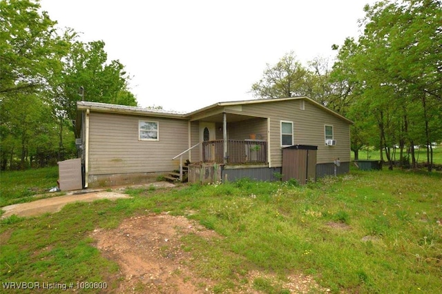 view of back of property