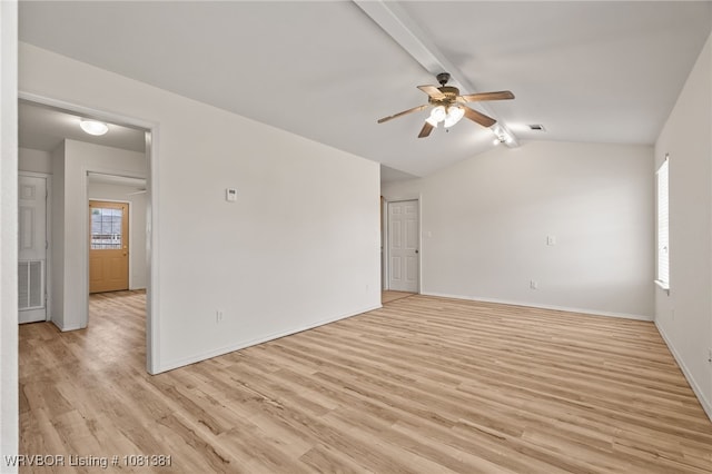 101 Saskatchewan Rd, Roland, OK 74954 - unfurnished room with ceiling fan, light wood finished floors, and baseboards