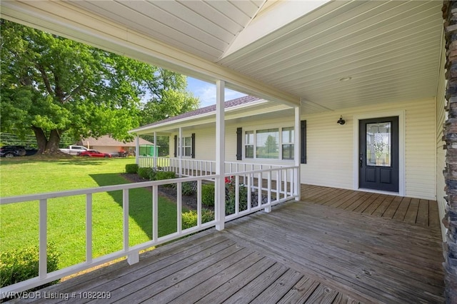 6106 Dean Rd, Alma, AR 72921 - porch with a yard