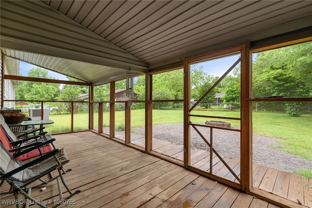 605 6th St, Barling, AR 72923 - sunroom with an outdoor fire pit