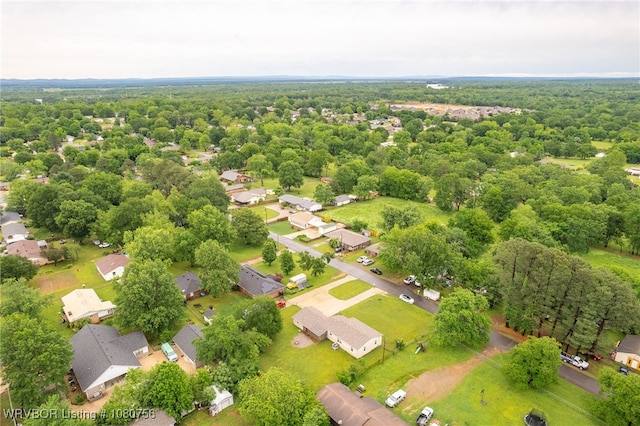 605 6th St, Barling, AR 72923 - bird's eye view with a residential view and a forest view