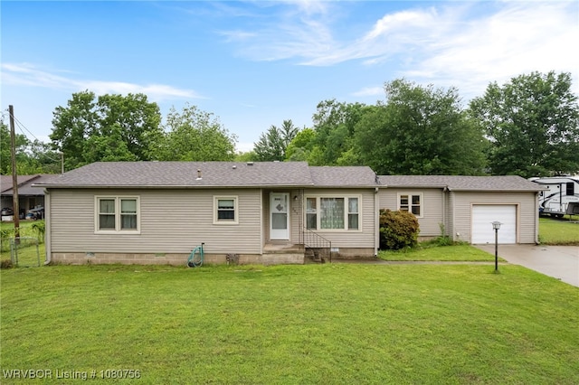 605 6th St, Barling, AR 72923 - single story home featuring an attached garage, a front lawn, fence, and driveway