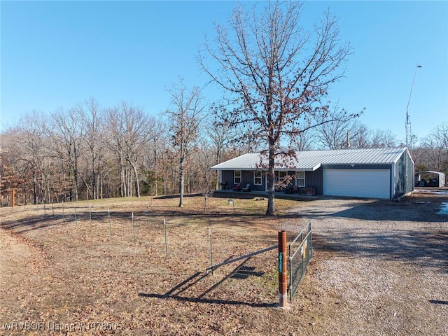 view of ranch-style home