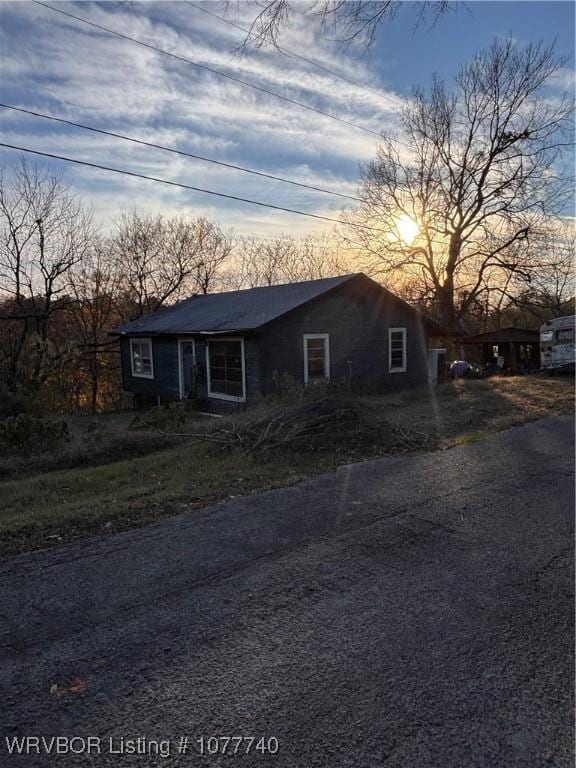 view of ranch-style home