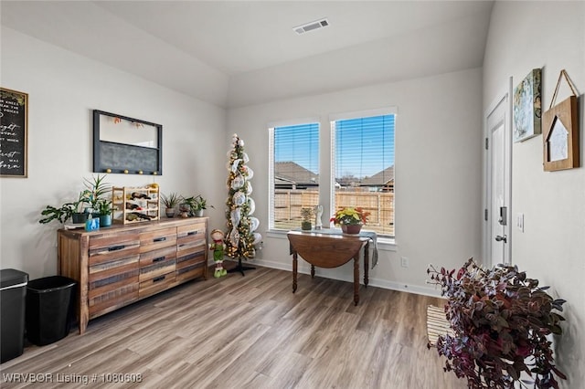 3912 Kent Ln, Springdale, AR 72764 - sitting room featuring baseboards, light wood finished floors, and visible vents