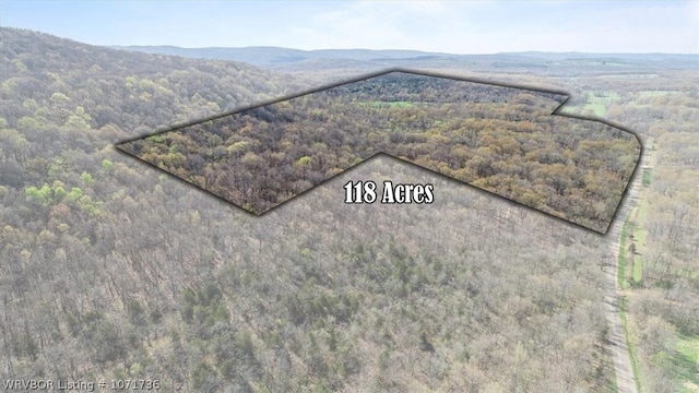 87387 S 4719, Stilwell, OK 74960 - drone / aerial view featuring a mountain view