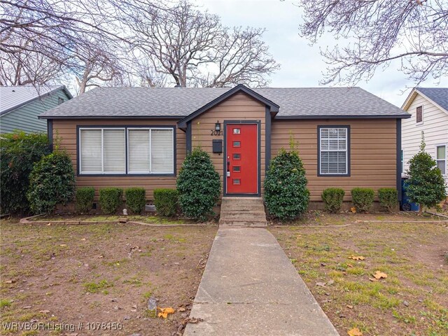 view of front of home