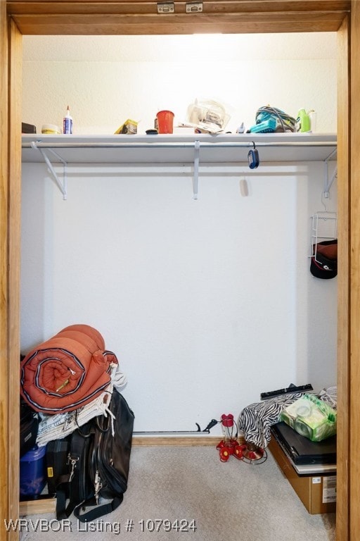 view of closet