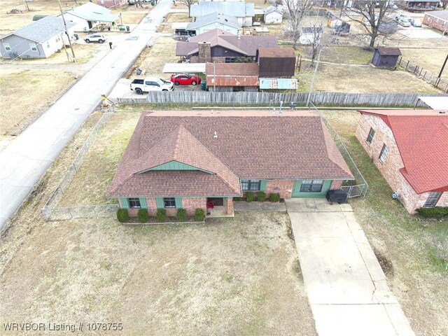 300 W Dutch Ave, Sallisaw, OK 74955 - aerial view of property and surrounding area