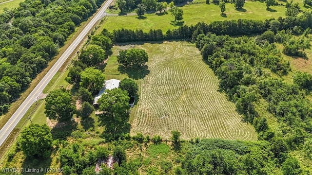 23805 270th Hwy, Howe, OK 74940 - aerial view of property and surrounding area with rural landscape and large plots for crops