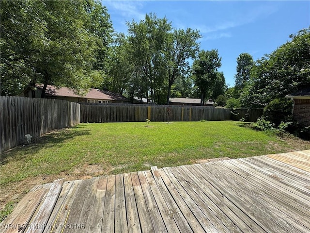9506 Londonderry Ct, Fort Smith, AR 72908 - wooden deck with a fenced backyard