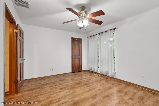 1808 Bramble Brae St, Fort Smith, AR 72908 - unfurnished bedroom featuring light wood finished floors and ceiling fan
