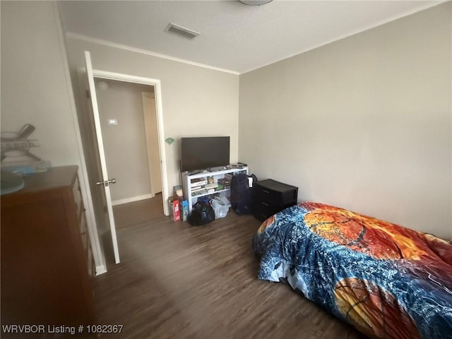 309 N 25th St, Ozark, AR 72949 - bedroom featuring wood finished floors and crown molding