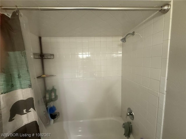309 N 25th St, Ozark, AR 72949 - bathroom with shower / bath combo with shower curtain