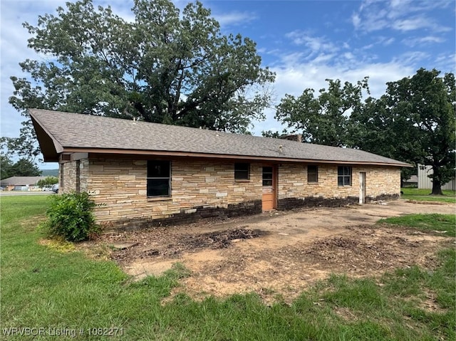 3928 N 59th Hwy, Van Buren, AR 72956 - rear view of house with stone siding