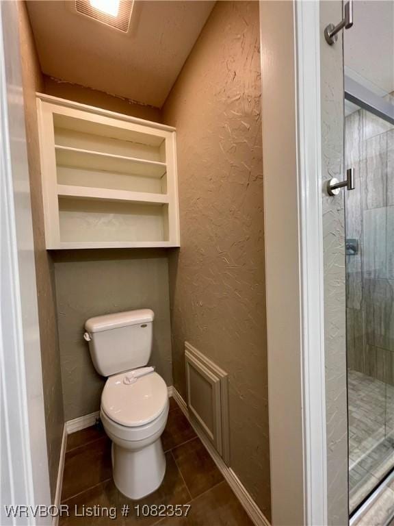 4104 Glen Flora Way, Fort Smith, AR 72908 - full bath with tile patterned floors, a shower stall, and a textured wall