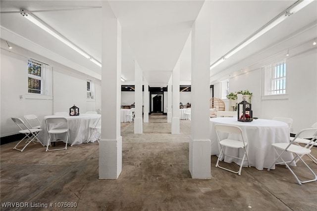 view of dining area