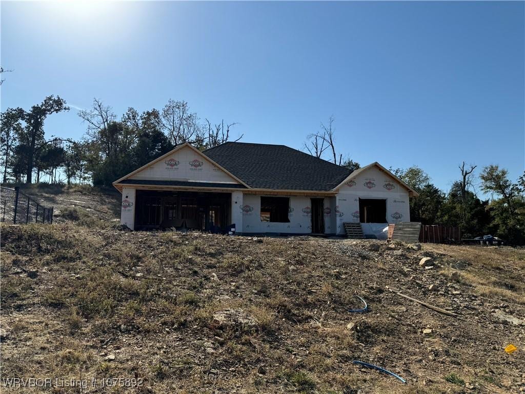 view of property under construction