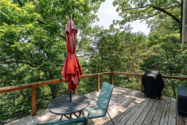 799 Sugar Maple Bnd, Rudy, AR 72952 - deck featuring grilling area