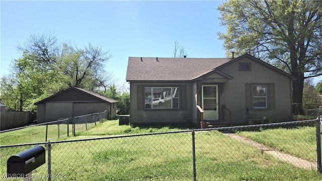 1100 Dechard St, Van Buren, AR 72956 - bungalow-style home featuring a garage and roof with shingles