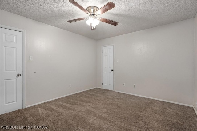 3232 Edinburgh Dr, Fort Smith, AR 72908 - unfurnished room featuring carpet floors, a ceiling fan, and a textured ceiling
