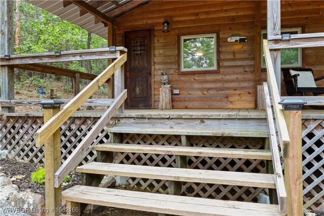 33971 Holson Valley Rd, Wister, OK 74966 - view of exterior entry