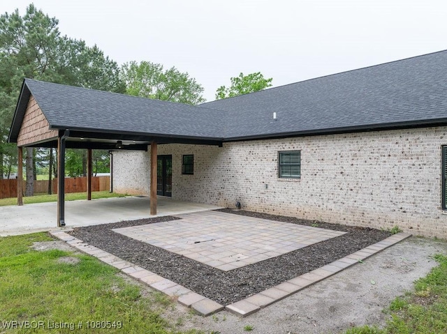 8208 Shaver Rd, Lavaca, AR 72941 - view of patio featuring fence