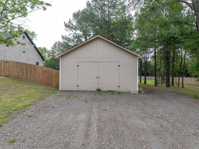 8208 Shaver Rd, Lavaca, AR 72941 - view of shed with fence