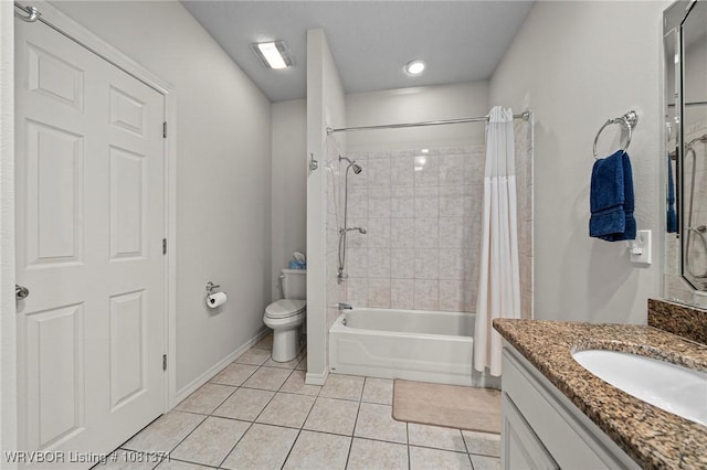 11805 Springridge Dr, Fort Smith, AR 72916 - full bath featuring tile patterned flooring, vanity, and shower / bathtub combination with curtain