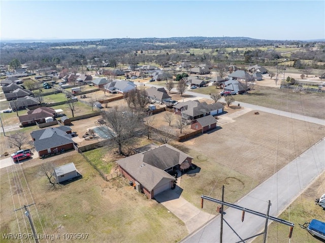 birds eye view of property featuring a residential view