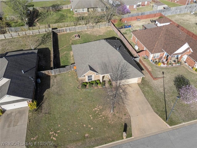 1075 Maple Ridge Dr, Greenwood, AR 72936 - bird's eye view featuring a residential view