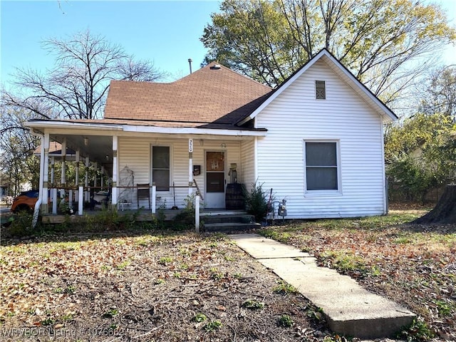 bungalow-style home featuring covered porch