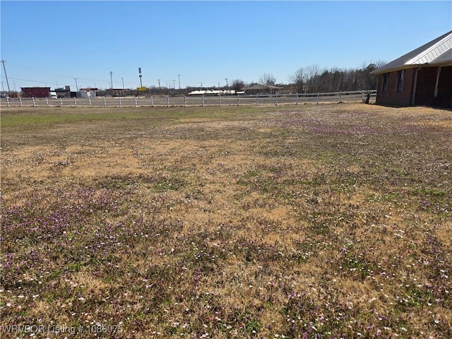 650 Paw Paw Rd, Roland, OK 74954 - view of yard featuring fence