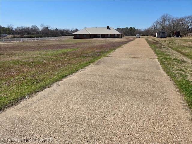 650 Paw Paw Rd, Roland, OK 74954 - view of street with a rural view and driveway