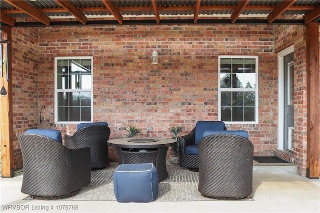 view of patio / terrace featuring outdoor lounge area