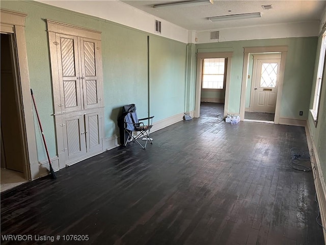 entryway featuring dark hardwood / wood-style flooring