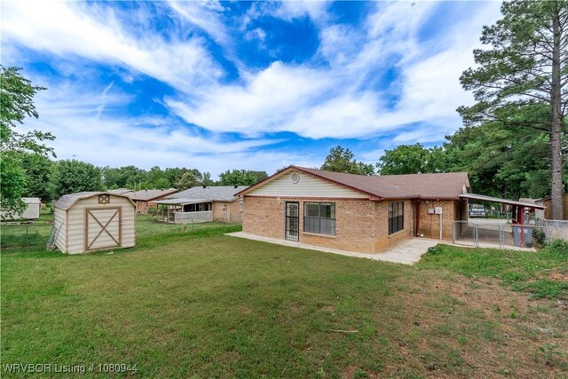 903 O St, Barling, AR 72923 - rear view of house with brick siding