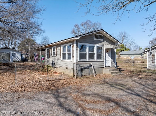 view of front of house with entry steps