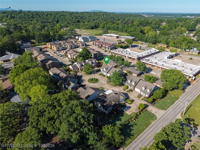 2808 May Branch Pt, Fort Smith, AR 72903 - drone / aerial view featuring a residential view and a view of trees