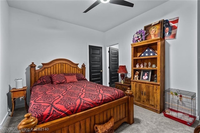 2205 Moody Rd, Barling, AR 72923 - bedroom featuring carpet flooring and a ceiling fan