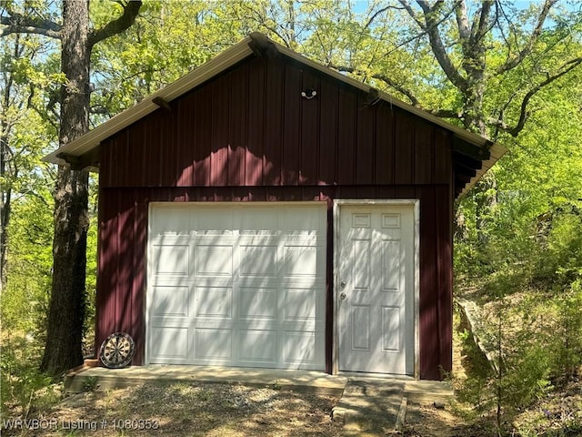6538 110th Rd, Red Oak, OK 74563 - view of detached garage