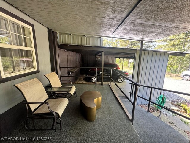 6538 110th Rd, Red Oak, OK 74563 - view of sunroom / solarium