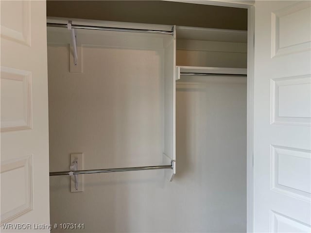 view of closet