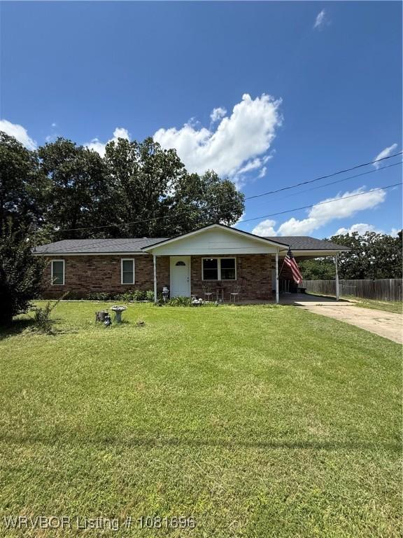 13824 Grober Hill Way, Fort Smith, AR 72916 - single story home featuring concrete driveway and an attached carport