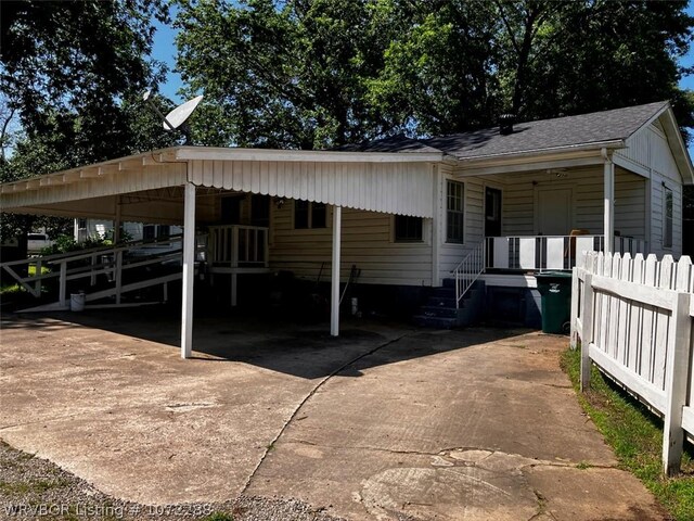 view of stable