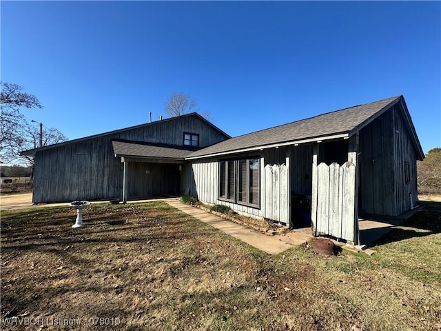 view of back of property