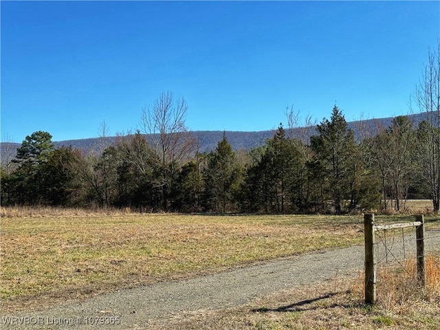 view of mountain feature