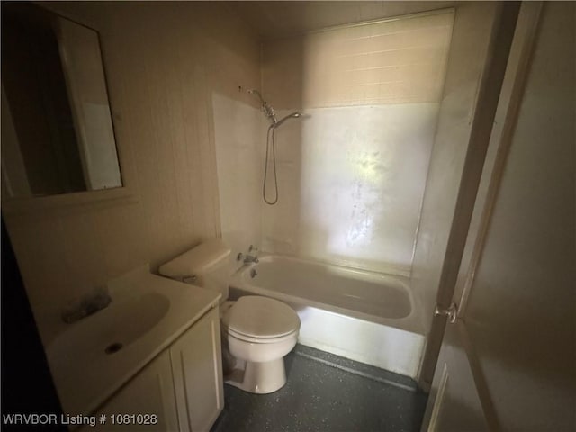 1025 Henry St, Alma, AR 72921 - full bath featuring toilet, vanity, and washtub / shower combination