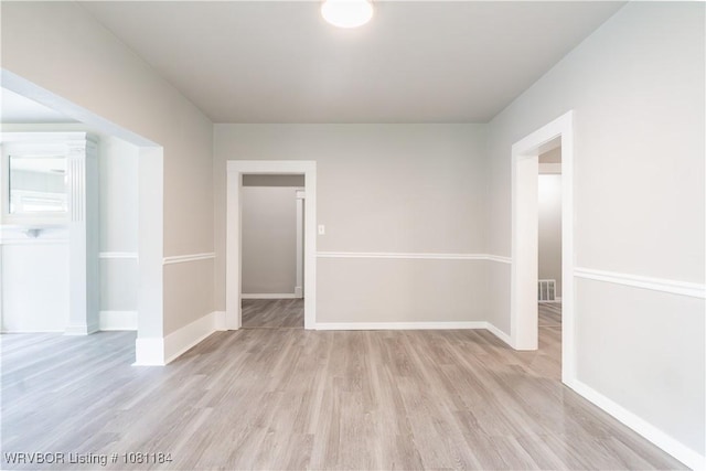 408 Denver St, Greenwood, AR 72936 - unfurnished room featuring light wood-style flooring and baseboards