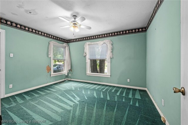 19 Hiland Dr, Fort Smith, AR 72901 - carpeted spare room with ceiling fan and baseboards
